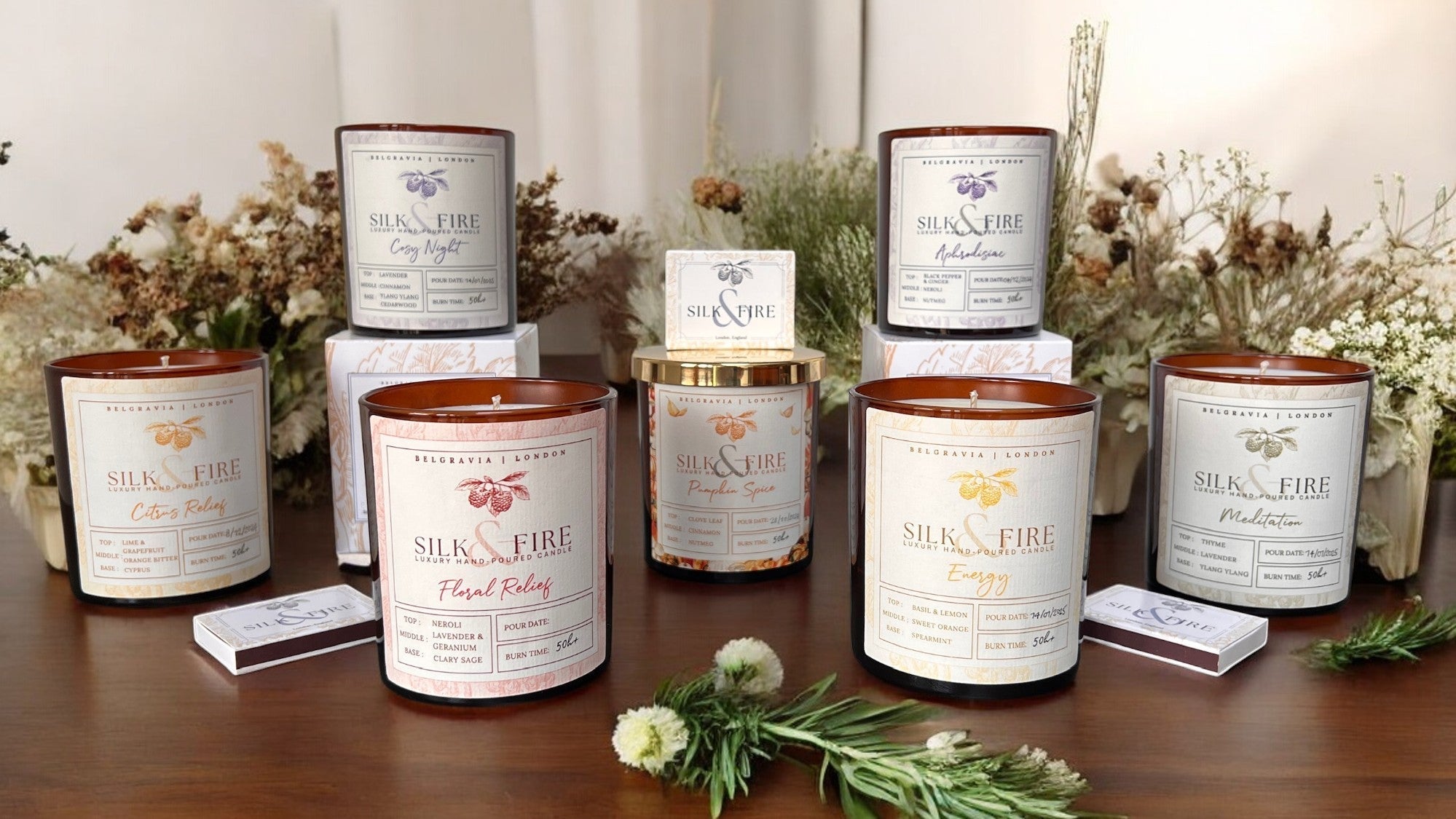 Silk & Fire: The Art and Science of Scent – Transform Your Space with Natural Candles Crafted in London