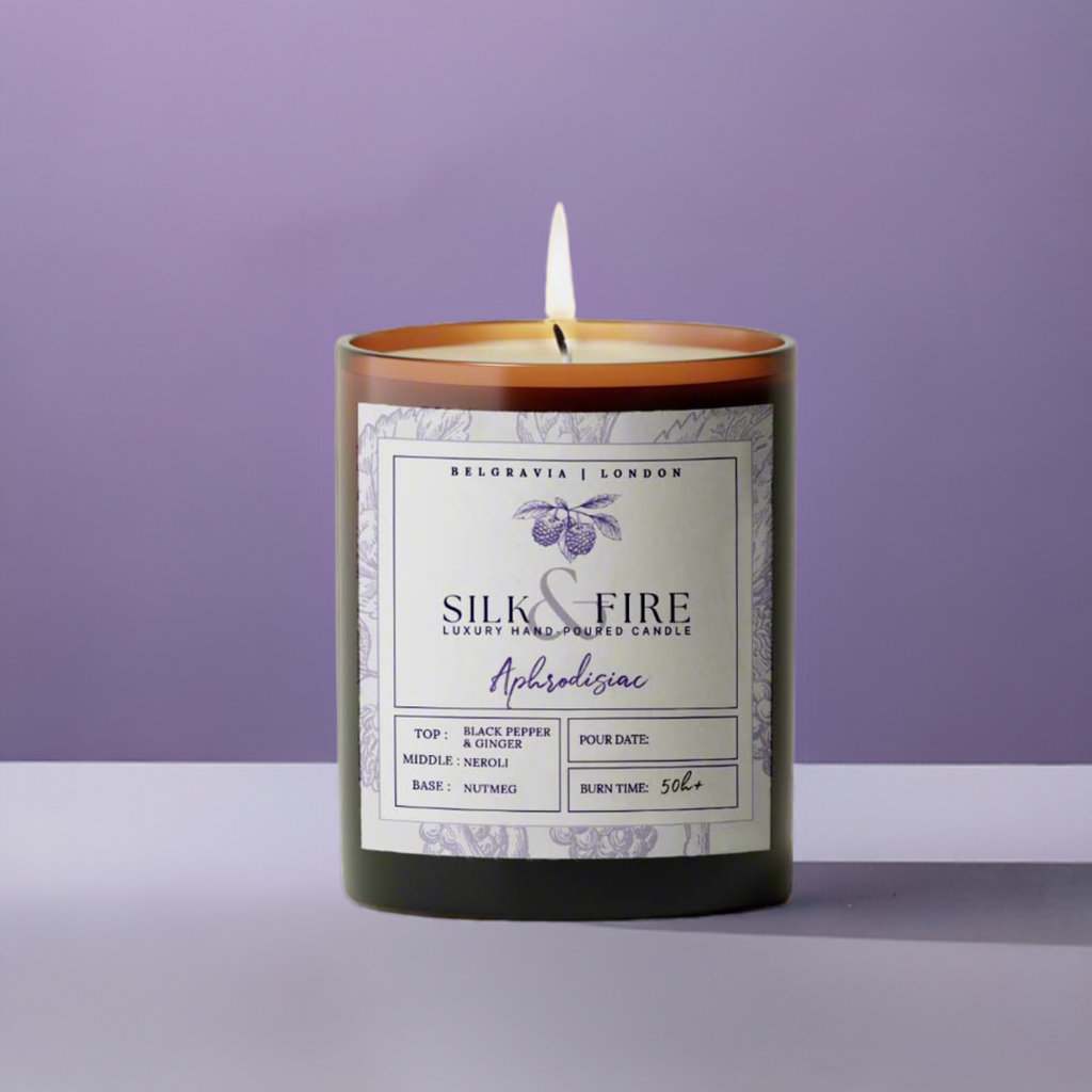 Aphrodisiac Aromatherapy Organic Candle