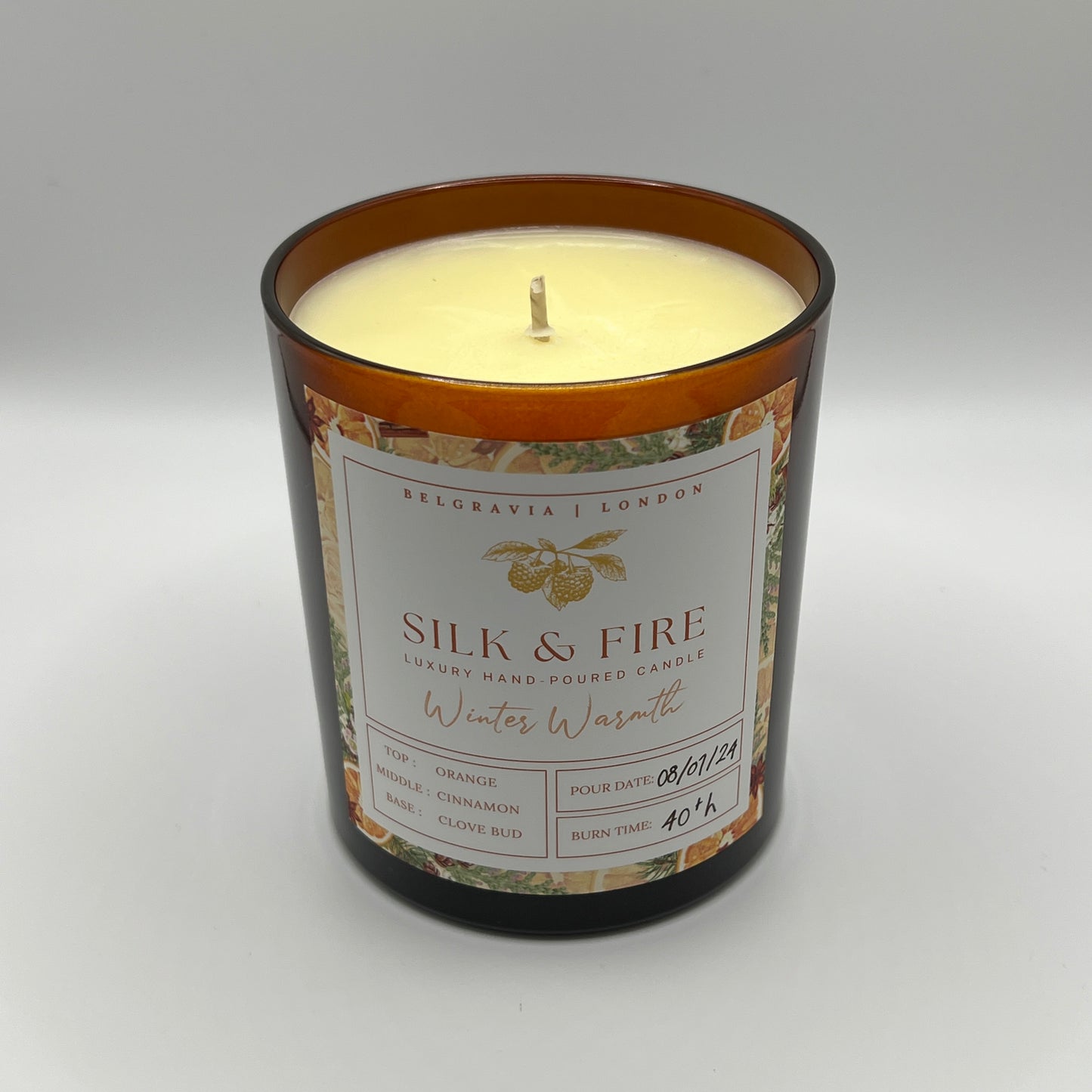 Winter Warmth Aromatherapy Organic Candle