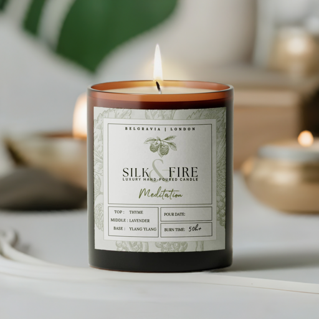 Meditation Aromatherapy Organic Candle